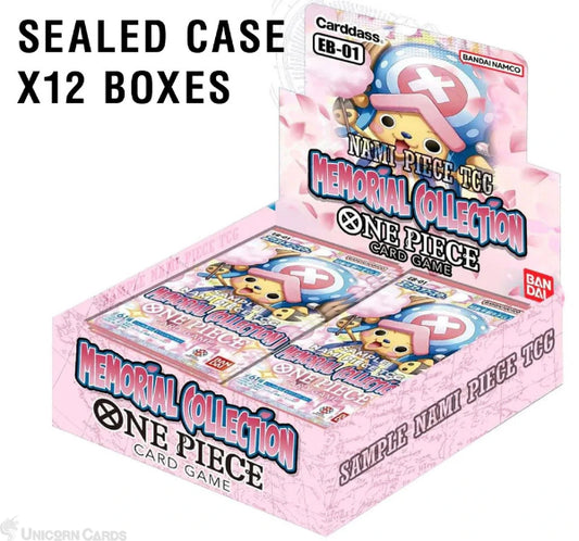 One Piece Card Game: [EB-01] Extra Booster - Memorial Collection : Booster Display Box x12 (Sealed Case) :: Pre-Order - May 2024 ::