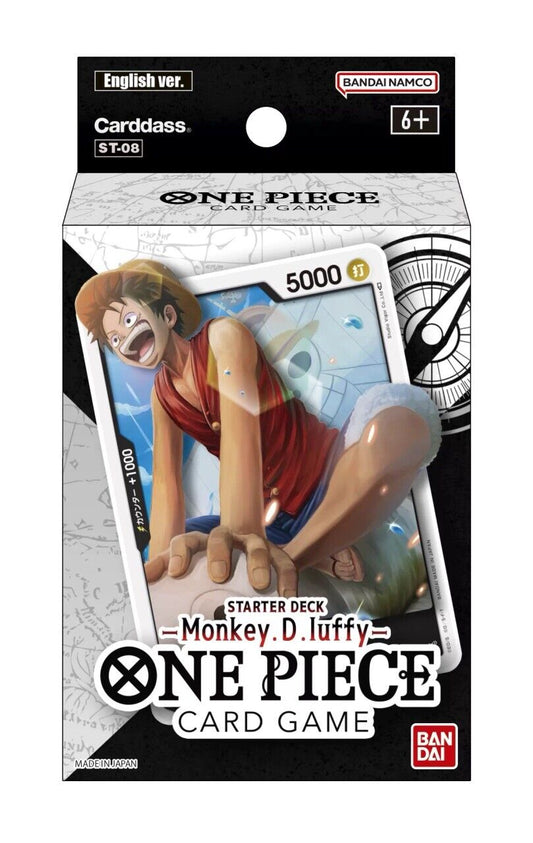 One Piece Starter Deck ST-08 TCG Card Game Luffy English New