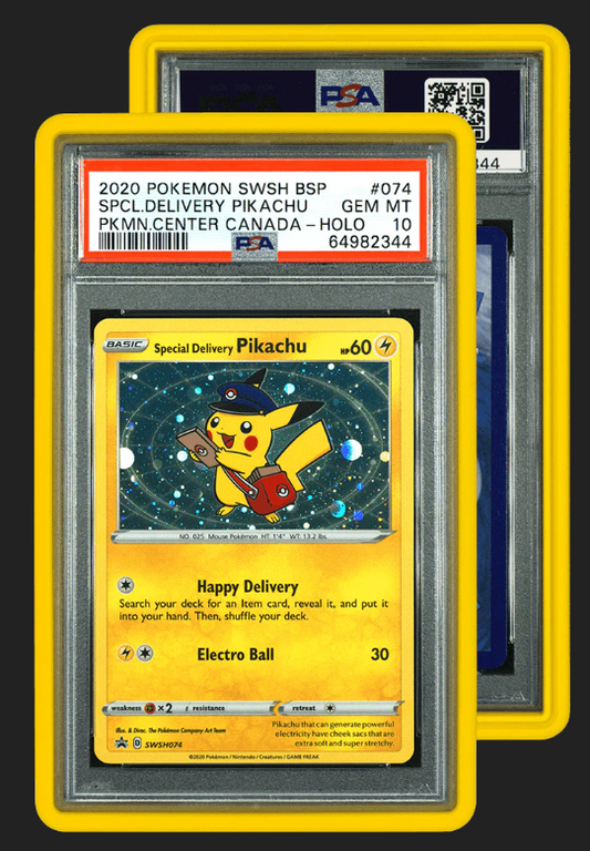 PSA Fitted Graded Card Case - Yellow
